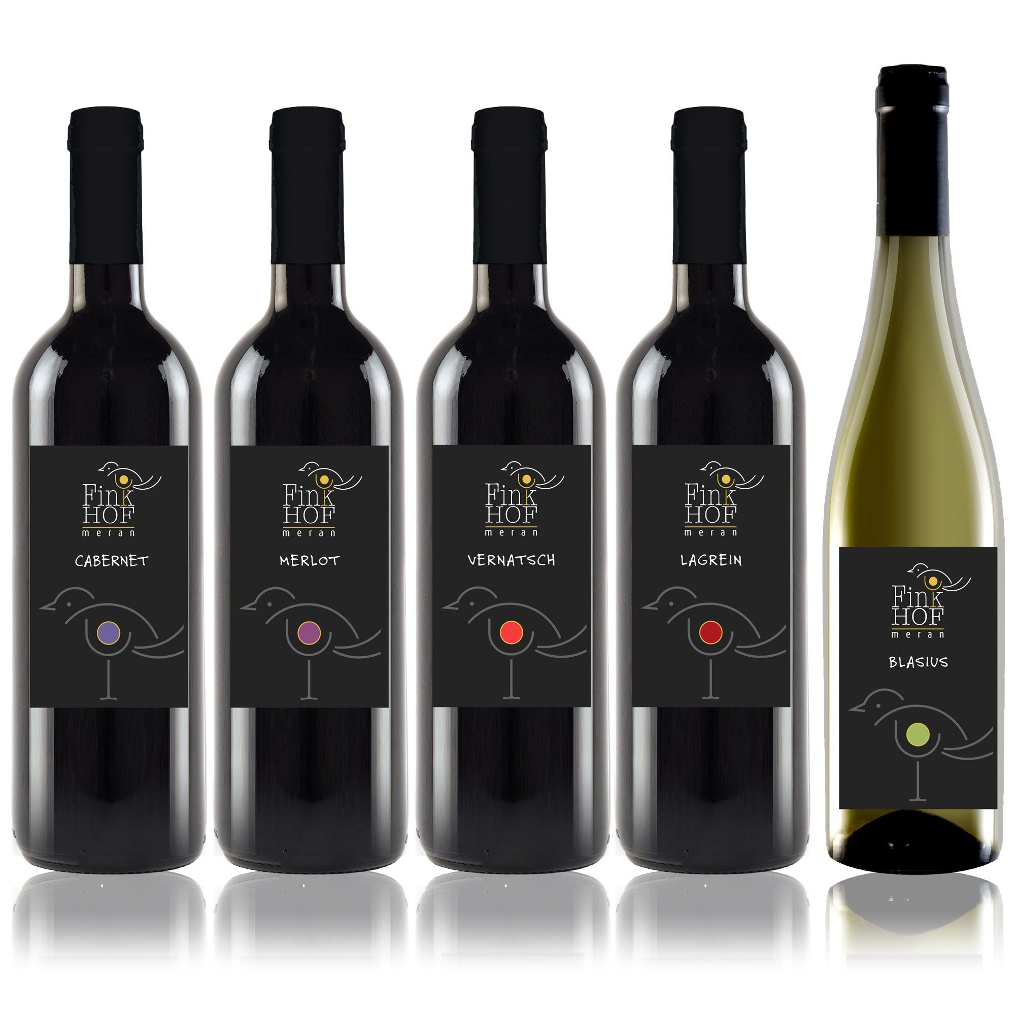 etketten wein fink hof meran