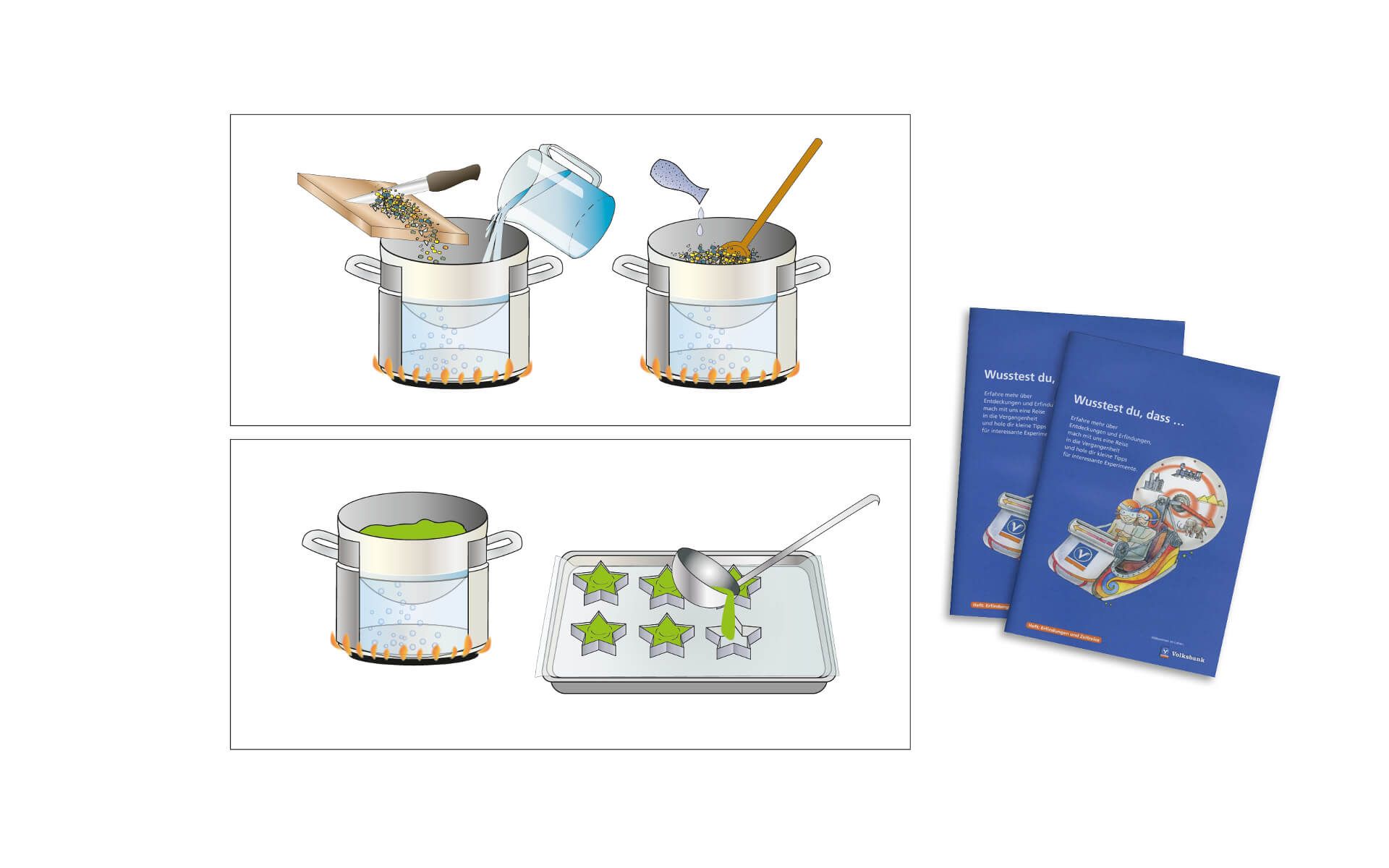 verschiedene illustrationen volksbank 11