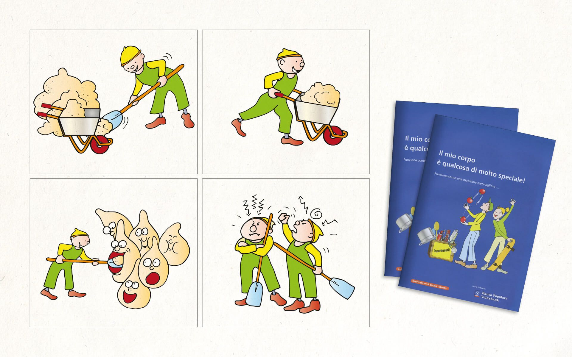 verschiedene illustrationen volksbank 3